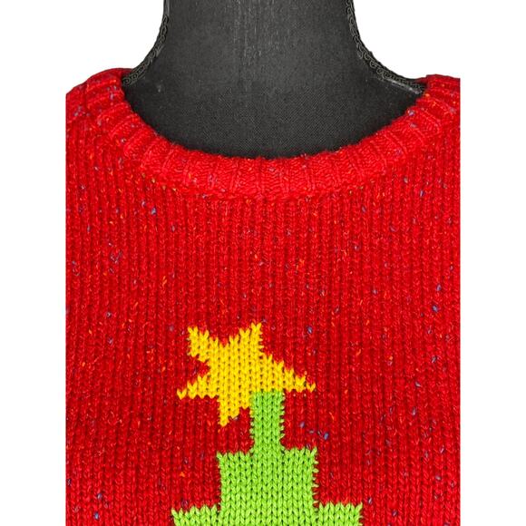 Urban Outfitters Men Red Crew Neck Long Sleeves Character Hero Xmas Sweater S - Picture 3 of 6